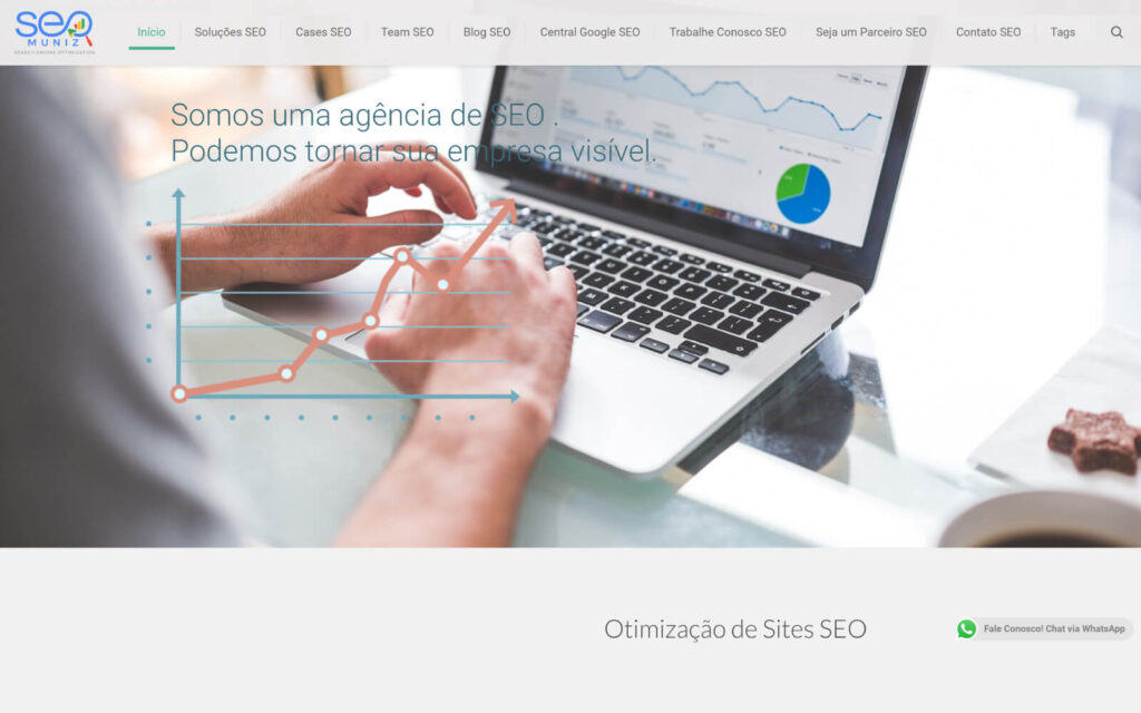 Otimização SEO - Search Engine Optimization - SEO Muniz | Clientes | Quebrando Tabus